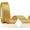 Gold, variant on Glitter Ribbon, 25Yards Colorful Sparkly Metallic Fabric Ribbon for Gift Wrapping, Balloons, Crafts, Sewing, DIY Decor, Holiday, Wedding and Birthday Party Decoration.
