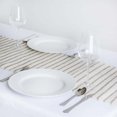 thumbnail image 4 of Efavormart Natural Striped Burlap Rustic Table Runner | Jute Linen Tabletop Decor | 14"x108", 4 of 6
