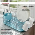 thumbnail image 2 of KitchenAid Low Profile Steel Dishrack, Mineral Water, 2 of 10