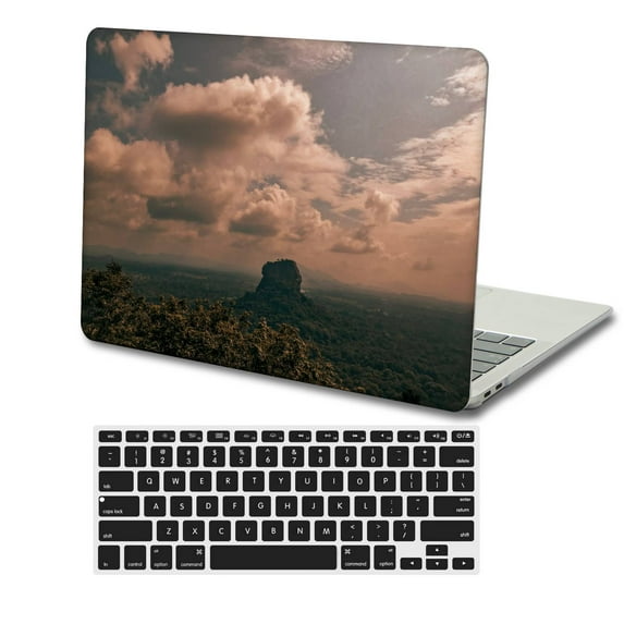 KSK KAISHEK Hard Protective Shell Case Cover for MacBook Air 13.6 inchs m2( Retina Display Touch ID, 2022.0) + Black Keyboard Cover Model A2681 m2, Type C Colorful B 0956