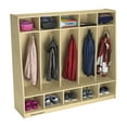 thumbnail image 3 of Childcraft 5-Section Bench Coat Locker, 3 of 10