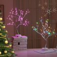 thumbnail image 4 of Luz de abedul de Navidad, 108 luces LED de árbol de abedul, lámpara de bonsái, interruptor táctil alimentado por USB o batería, luces de árbol de rama de alambre de cobre para decoración de interiores del hogar (luz blanca) esquí esquí Gafas de esquí, 4 of 5