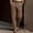 COFFEE, variant on Men's Pants Big and Tall 50x30 Solid Color Casual Business Commuting High Waist Slim Straight Leg Trousers