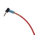 thumbnail image 4 of De Extensión de sonido De 2 Paquetes Conector De 3,5 Mm Y Sistema De Sonido De Extensión Enrollado (1/8 Pulg.) Negro + Rojo CUTICAT Cable auxiliar de 3.5mm, 4 of 8