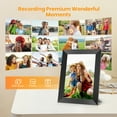 thumbnail image 4 of Mollan WiFi Digital Picture Frame 32GB 10.1inch Electric Smart Photo Frames HD IPS Touch Screen, Auto-Rotate, Wall Mountable, Share Photos/Videos Instantly via Free “Uhale" App from Anywhere, 4 of 12