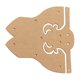 thumbnail image 1 of Plantillas de cuero capa protectora Accesorios de artesanía en cuero transparente Modelo de plantilla de cuero Agujeros precisos para hacer regalos ANGGREK Otros, 1 of 8