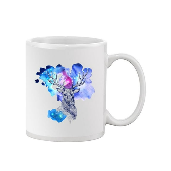 Abstract Deer Design Mug -Image by Shutterstock,
