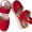 red, variant on Closed Toe Sandals for Women Comfortable Anti Slip Summer Shoes simple style Sandals