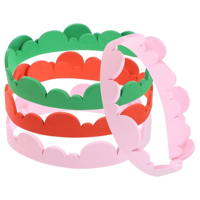 4pcs Bulletin Board Borders Scalloped Classroom Borders for Bulletin Board Classroom Decorations