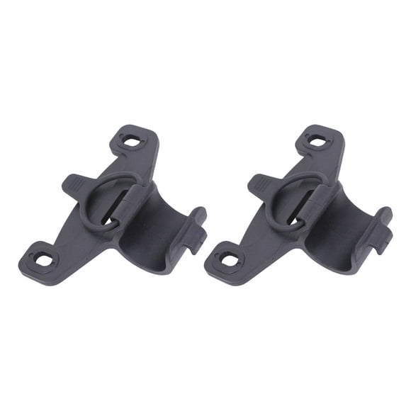 Advancent 2x Clip de bomba de bicicleta práctico negro - Instalación fácil para soportes de bomba de aire Clip Inflador Accesorios de Type3