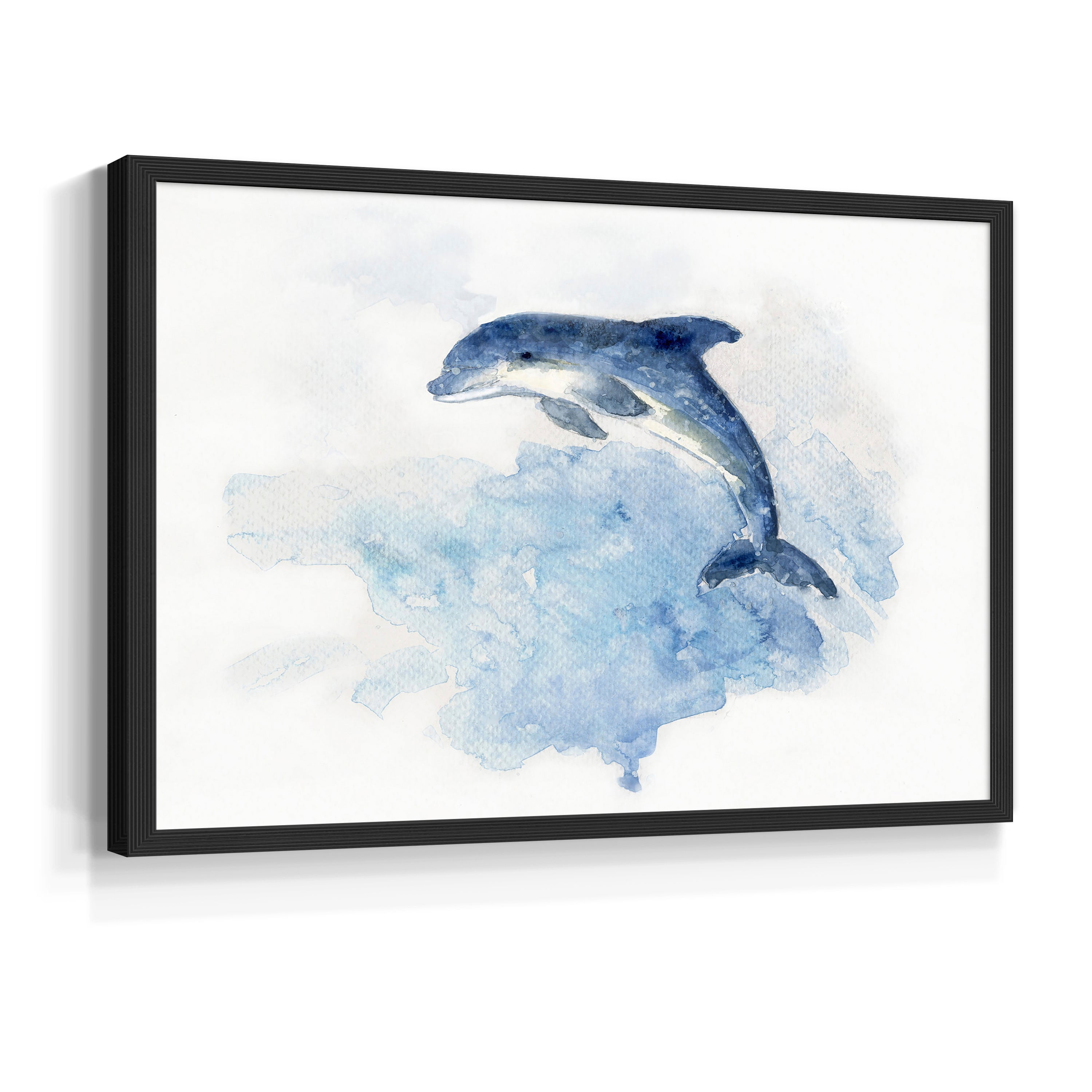Wave Jumping by Sally Swatland - Restickable Framed Giclée Print