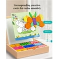 thumbnail image 2 of Magnetic Pattern Block Puzzle - 280PC Montessori Toy Set, 2 of 6