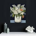 thumbnail image 4 of Nawypu  Rustic Bathroom Wall Art Farmhouse Flower Wall Decor Blue White Canvas Prints Mason Jar Floral Poster Country Painting Picture for Kitchen Living Dining Room Home Decor, 4 of 4