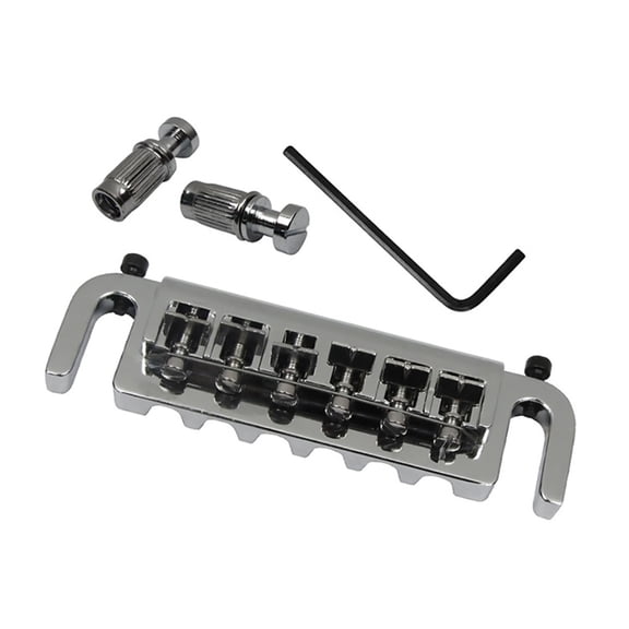 Turn Over Style Bridge Tailpiece Fit Solid-Body LP electric Guitar Bridge Replacement Parts