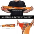 thumbnail image 4 of Fotbe Orange Rotating UV Sun Protection Arm Sleeves - Tattoo Cover Up - Basketball Arm Sleeve UPF 50 Cooling for Men Women, 4 of 8