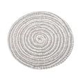 thumbnail image 1 of Wosthever Woven Coaster Household Round Mug Placing Cushion Mats Mat Insulated Tableware Thickened Heat Table Cup for Home Bar Mostrada Gris blanco, 1 of 6