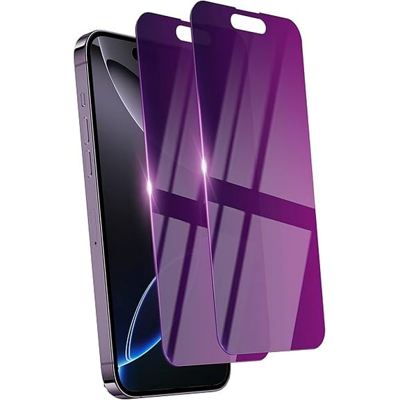 2 Pack Privacy Screen Protector for iPhone 16 Pro Max Tempered Glass 6.9inch Private Saver Anti-Spy Eye Protection Anti-Scratch Full Coverage