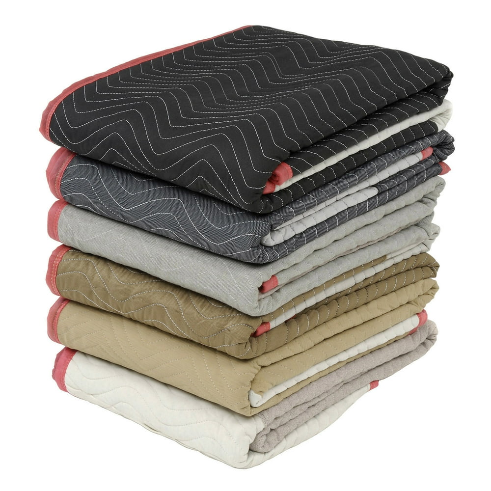 Protective Quilted Moving Blanket Pads, Lot of 12