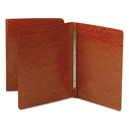 Smead Side Opening Pressboard Report Cover, Prong Fastener, Letter, Red