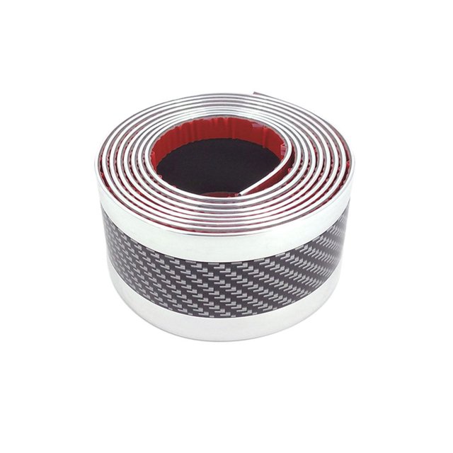 Langgg Door Sill Cover Universal Door Sill Protector Guard Flexible Bumper Protective Strip Sticker Car Decor