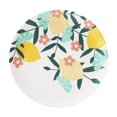 thumbnail image 1 of Hometrends Lemon Bamboo Melamine Salad Plate 8.5 Inch 1pc, 1 of 4