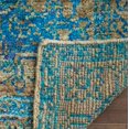 thumbnail image 4 of SAFAVIEH Tangier Patton Overdyed Area Rug, Teal/Beige, 8' x 10', 4 of 7