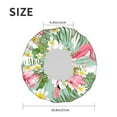 thumbnail image 6 of Balery Tropical Flamingo Shower Caps, Double Layer Waterproof Shower Cap, Double Layers Reusable Shower Cap With Soft Comfortable For Long Thick Hair Soft Bath Shower Hair Caps, 6 of 9