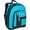 TURQUOISE/BLACK, variant on Everest 18" Double Main Compartment Backpack, Navy All Ages, Unisex 5045-NY/BK, Carrier and Shoulder Book Bag for School, Work, Sports, and Travel