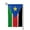 Square, variant on Cover Flag Of South Sudan Garden Flag Double Sided Flags with Vivid Color for Yard Lawn Garden Decor 12.5 x18 Inch Square