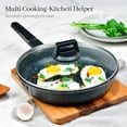 thumbnail image 3 of 12 In Glass Lid for Frying Pan, Tempered Replacement Cover Compatible with All 12 inches Cookware for Skillets, Round Cast Iron, Cast Aluminium, Stainless Steel Pans &Pots, 3 of 7