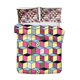 thumbnail image 5 of de 3 piezas con funda nórdica impresa, color sólido, suave y transpirable con funda de almohada Estilo04 Macarena Fundas de sábanas de poliéster, 5 of 6