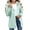 C-Green89, variant on DHFJKG Girls' Windproof Hooded Jacket With Pockets And Striped Lining Lightweight Zip Up Hoodies For Outdoor Activities Mediun Length Leisure Outerwear