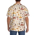 thumbnail image 3 of Kdxio Men's Hawaiian Shirt for Men Short Sleeve Shirt UAE Travel1 Summer Casual Holiday Beach Button Down T-Shirts, 3 of 5