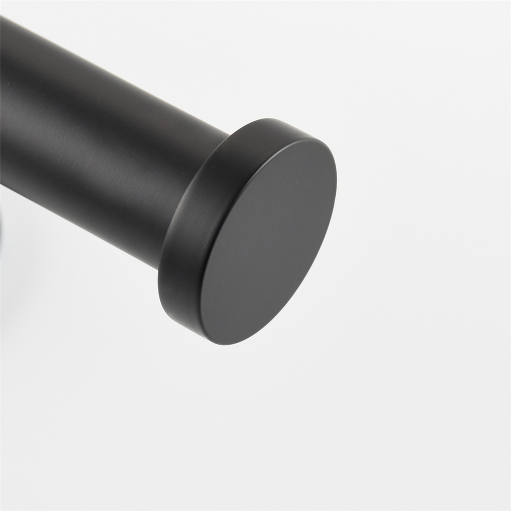 Tcbosik Toilet Paper Holder, Stainless Steel Adhensive Tissue Paper Roll Holder for Bathroom Kitchen, Black
