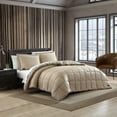thumbnail image 4 of Eddie Bauer Sherwood Microsuede Brown 3 Piece Comforter Set, King, 4 of 6
