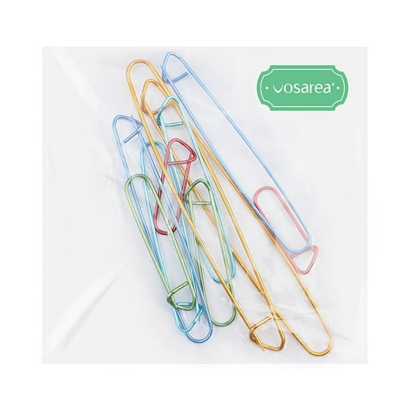 Beaupretty 10Pcs Assorted Color Stitch Holders for Knitting and Crochet Secure Locking Design