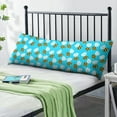 thumbnail image 2 of Long Body Pillow Cover - Soft & Breathable, Hidden Zipper, 20"x54", Cute Bee & Honeycomb Print - Perfect Gift for Bee Lovers, Side Sleepers, Pregnancy Support, Nature-Themed Decor, 2 of 7