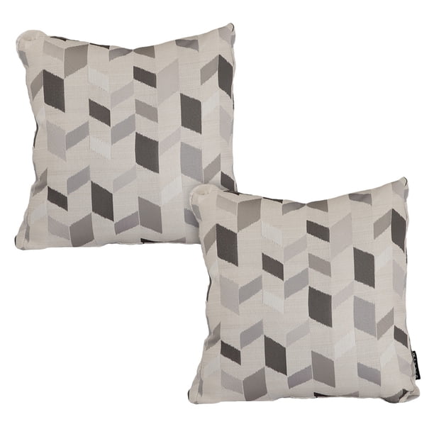 Cojin Decorativo Cuadrado grande Set de 2 Magic Plata