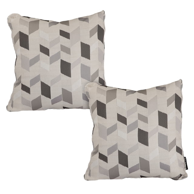 Cojin Decorativo Cuadrado grande Set de 2 Magic Plata