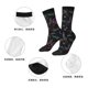 thumbnail image 5 of Balery Lavender Flowers Calcetas Largas con Estampado para Hombre y Mujer – Suaves y Transpirables, Talla Única (US 5-11), 5 of 6