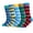 Multi-color, variant on Vinsonshop 5 Pairs Crew Socks for Men Striped Socks Running Socks Boot Socks for Men Athletic Socks Breathable Socks for Men Casual Socks for Men Multi-color One Size