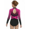 thumbnail image 2 of CHICTRY Gymnastics Bodysuit for Girls Tank Unitards Ballet Dance Leotard Workout Color Block Practice Outfit Hot Pink 14, 2 of 5