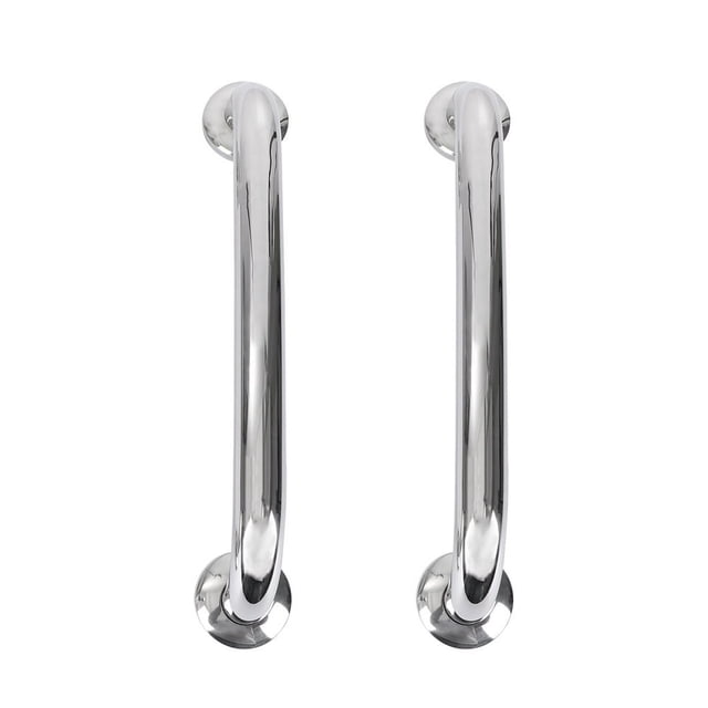 LEEYNEER 2 piezas de pasamanos de seguridad para baño de ancianos, barra de agarre de acero inoxidable, reposabrazos, pasamanos de seguridad, soporte de ayuda para baño