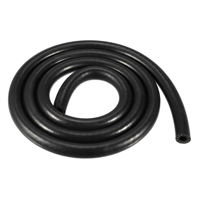 Coche Silicona Vacío Tubería Manguera LíneaNegro ID 8 mm 4.92 Pies Longitud