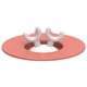 thumbnail image 2 of Tapas de silicona para taza tapas de silicona para bebida tazas de café, tazas de repuesto, accesorio tazas calientes/frías con soporte para rojo Macarena Taza de beber tapas, 2 of 8