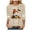 A-Beige, variant on Halloween Shirt Women 3/4 Sleeve Fall Shirts for Women V Neck Pumpkin Ghost Graphic Halloween Thanksgiving Party Tops(Beige,XL)