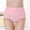 Pink, variant on HUPOM Control Top Pantyhose For Women Panties High Waist Leisure None Elastic Waist Pink M