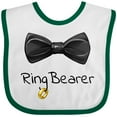 thumbnail image 3 of Inktastic Ring Bearer- Black Bow Tie Boys Baby Bib, 3 of 4