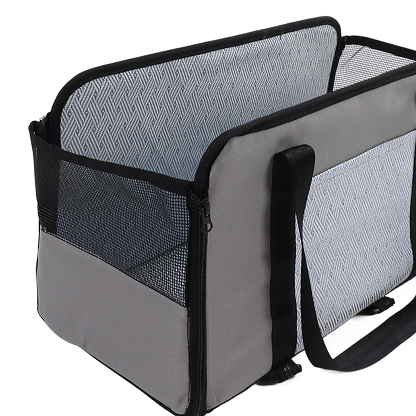 M Buder Dog Car Basket High Strength 600DPU Polyester Portable Pet Booster Seat Travel Chair for Cat Puppy, 17.7 inches / 45 cm