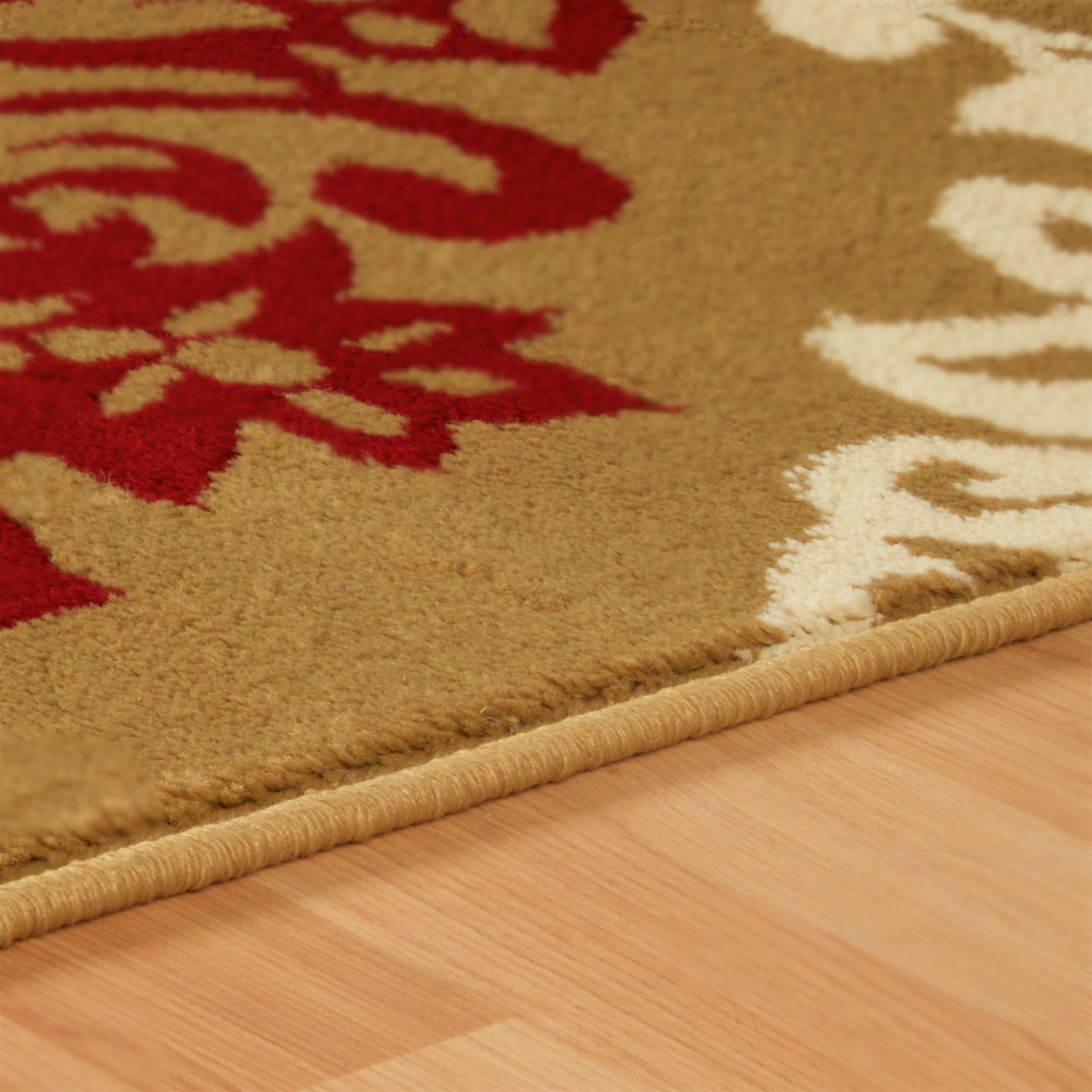 Superior Caldwell Modern Floral Indoor Area Rug, Brown, 8' x 10'
